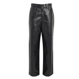 Faux Leather Shea Pants Black