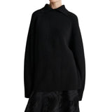 Ettas Knit T-Neck Black