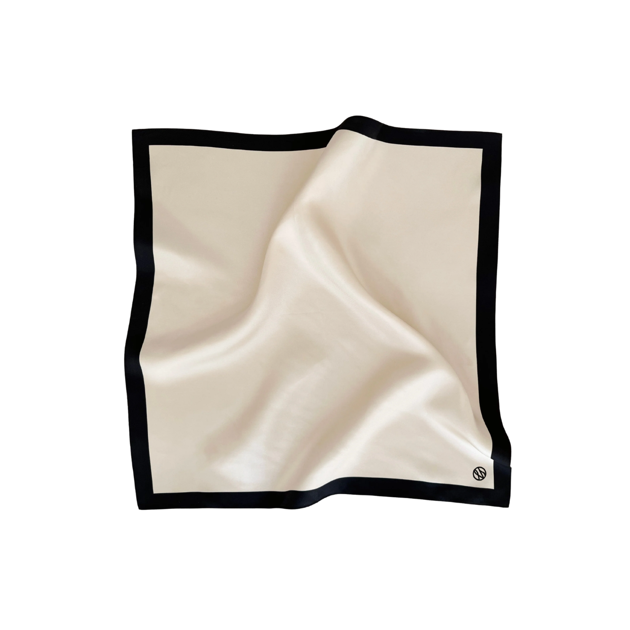 Border Scarf Sand&Black