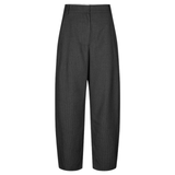 Vienne Barrel Trousers Dark Grey Melange