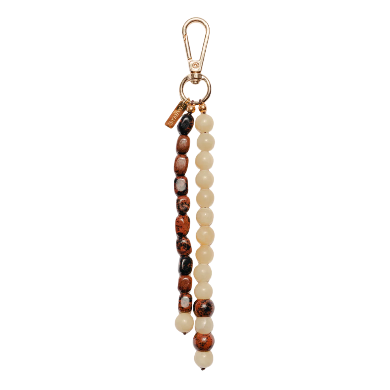 Yellow Jade Bag Charm